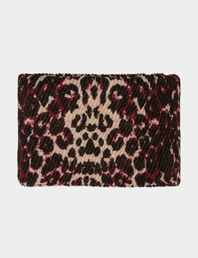 Foulard pliss&eacute; multicolore femme