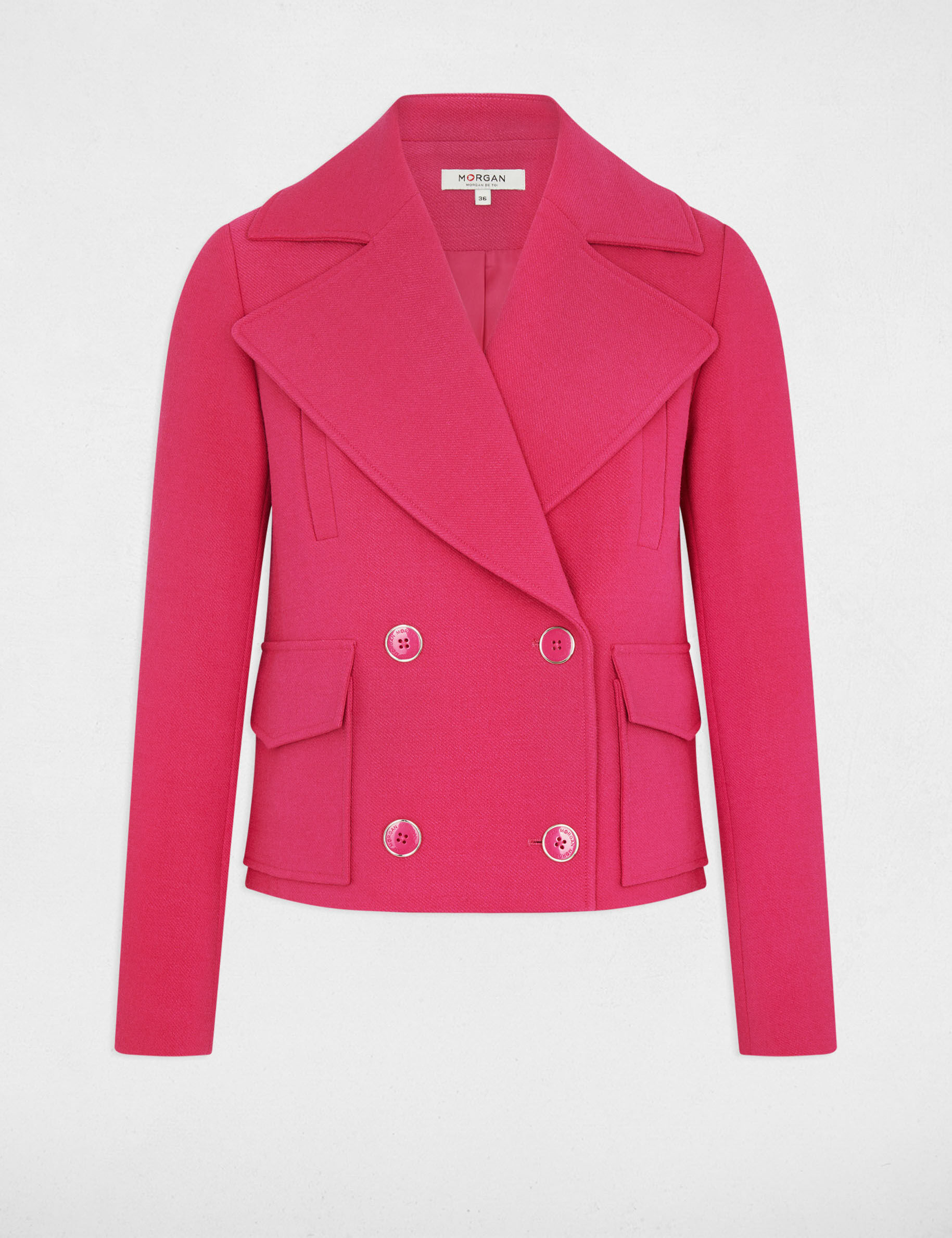 Manteaux Rose Femme Morgan