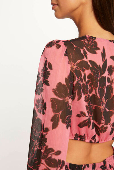 Robe droite imprimé floral multico femme