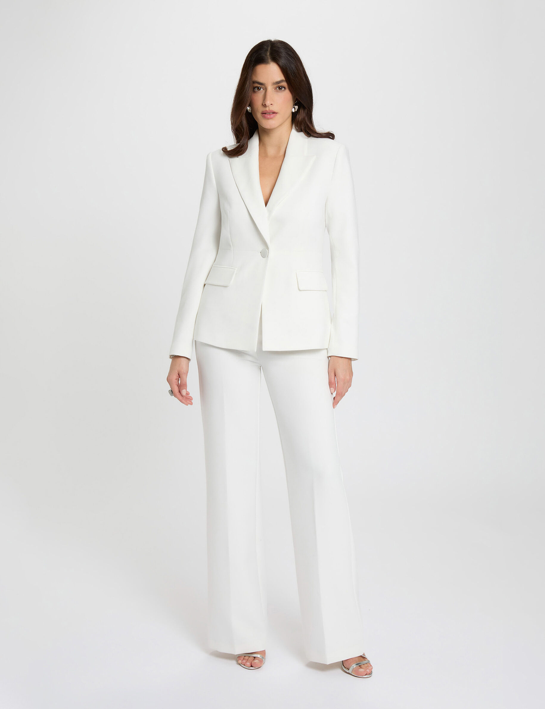 Blazer ajusté dentelle femme