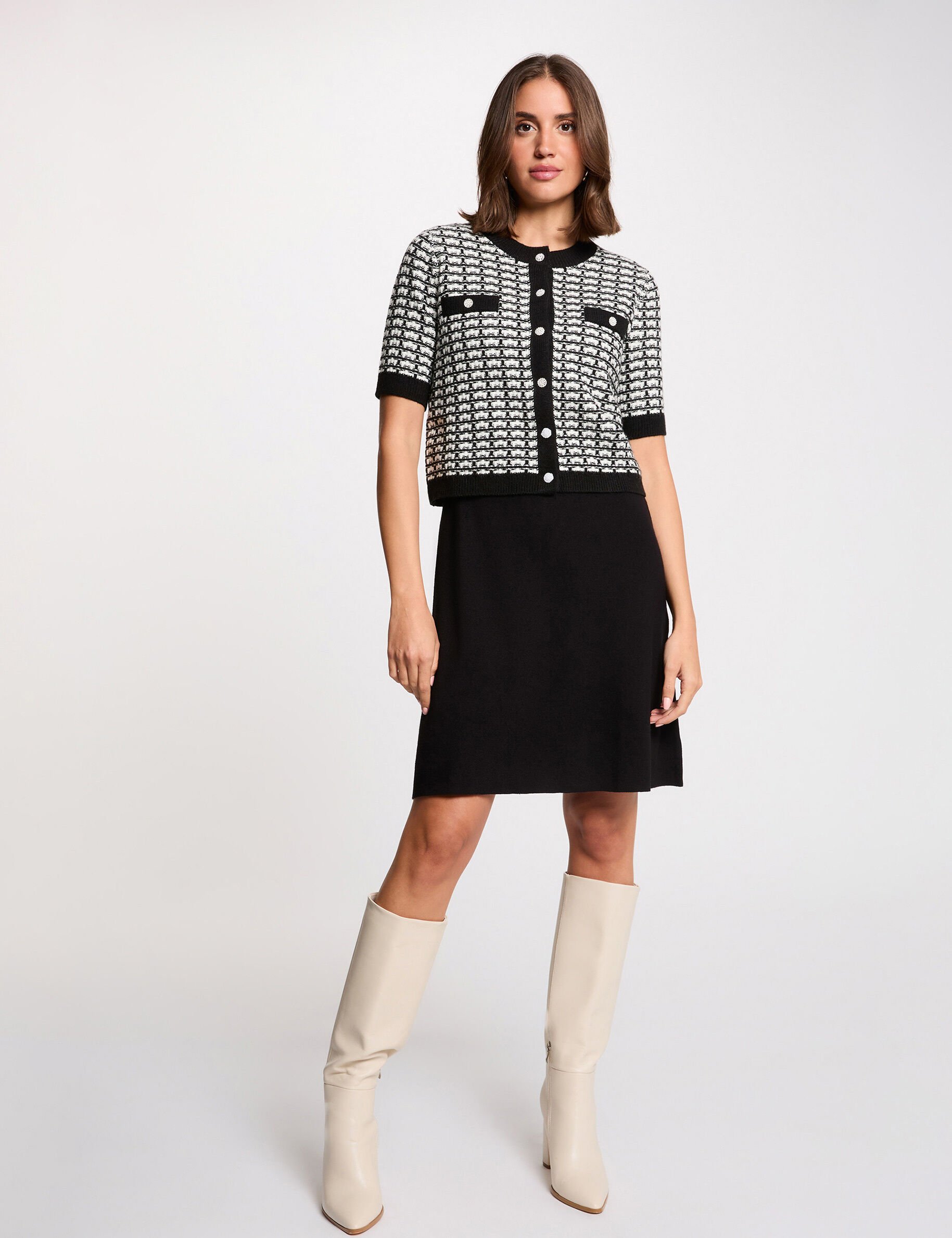 Robe courte 2 en 1 femme - vue 1