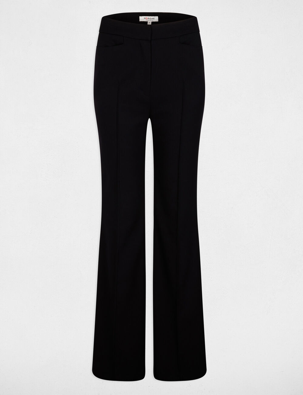 Pantalon bootcut bleu marine femme