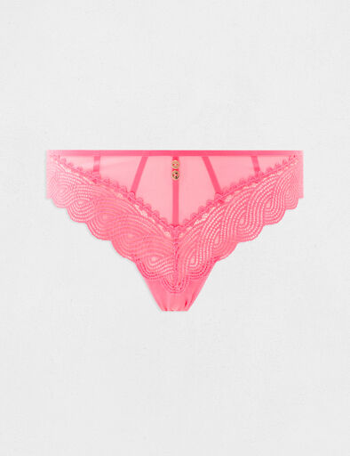 slip en dentelle rose femme Slip en dentelle rose femme