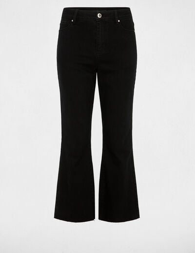 Jean flare 7/8 noir femme