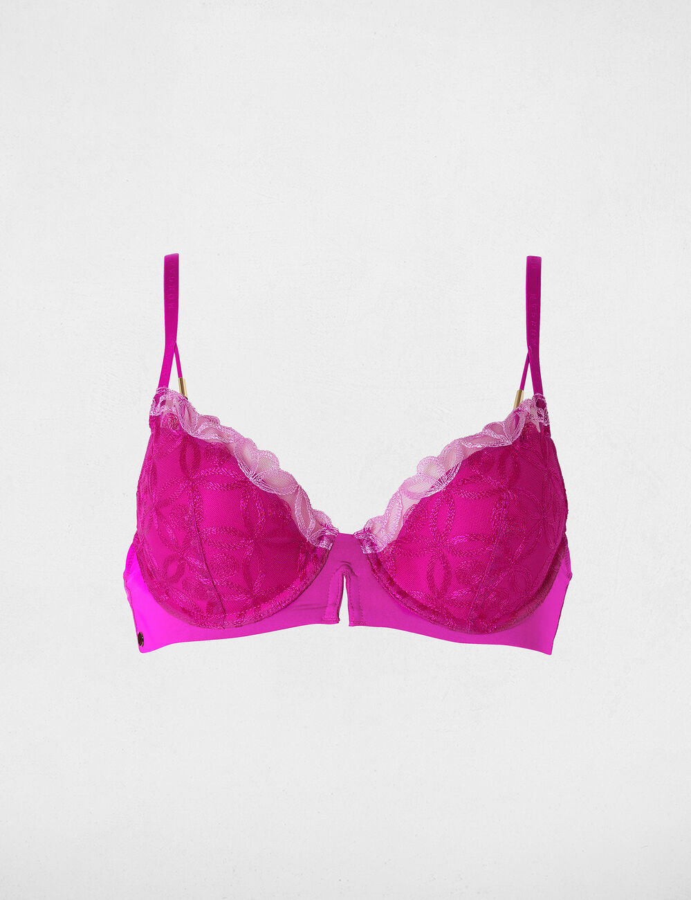 Soutien-gorge dentelle coques violet femme