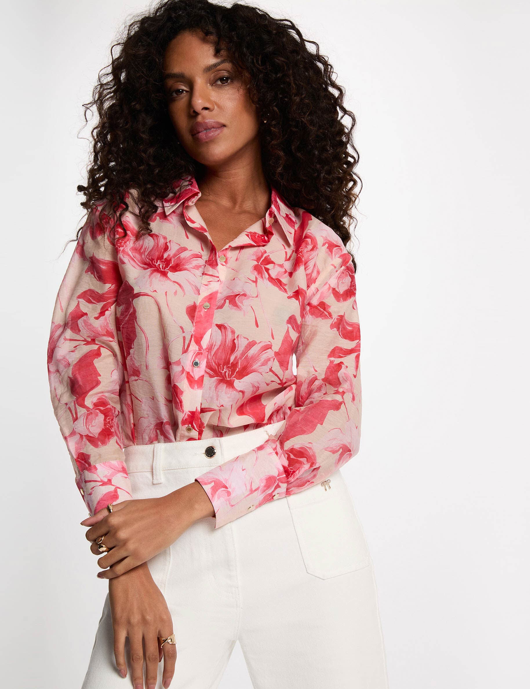 Chemise col à revers femme