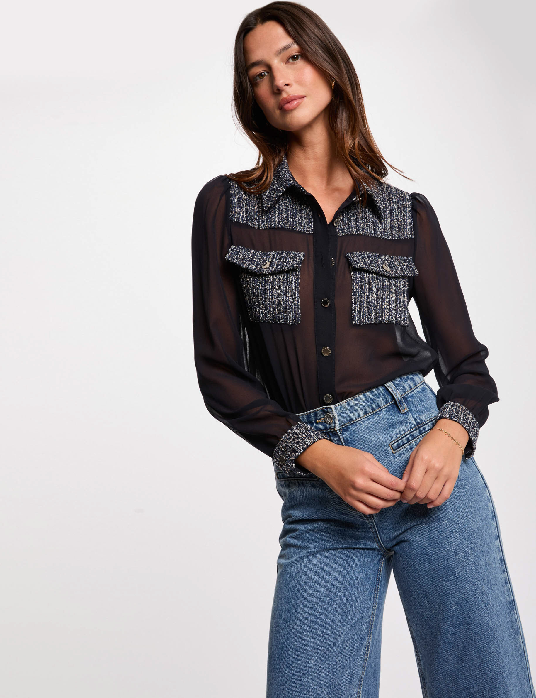 Chemise manches longues - Morgan - Modalova