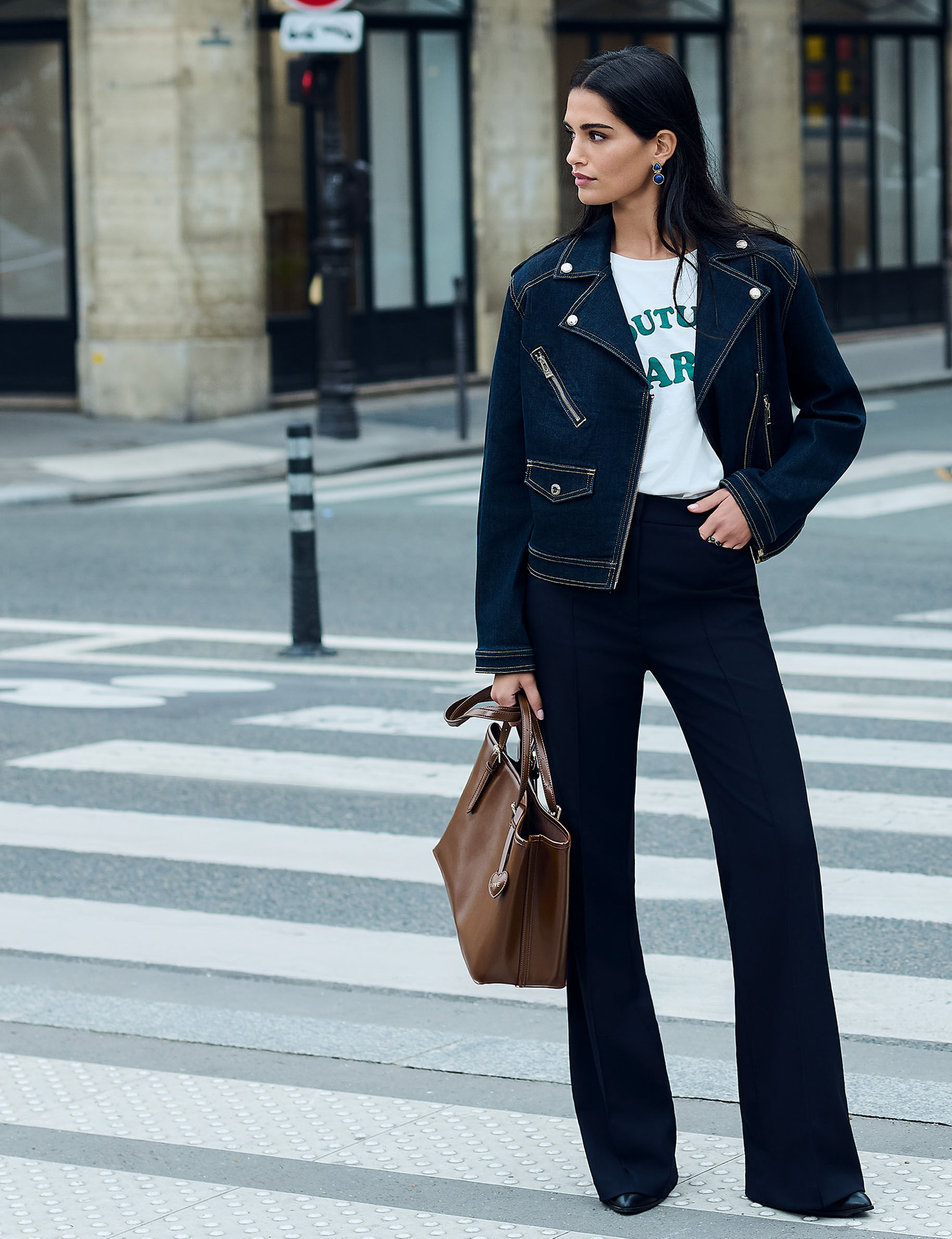 Pantalon bootcut femme