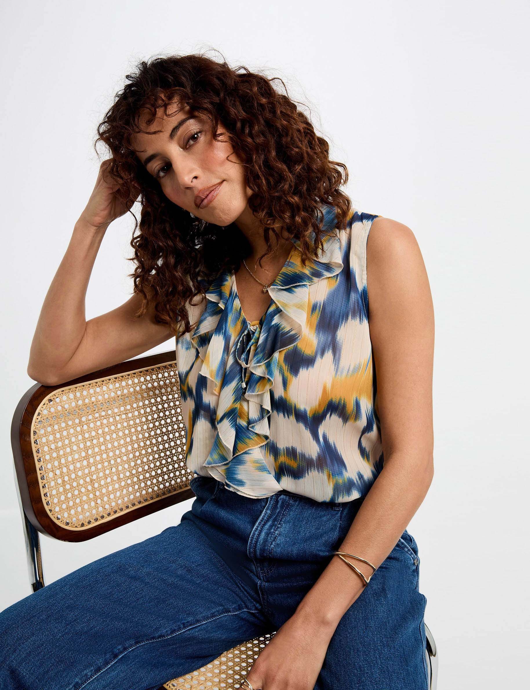 Blouse sans manches femme - vue 2