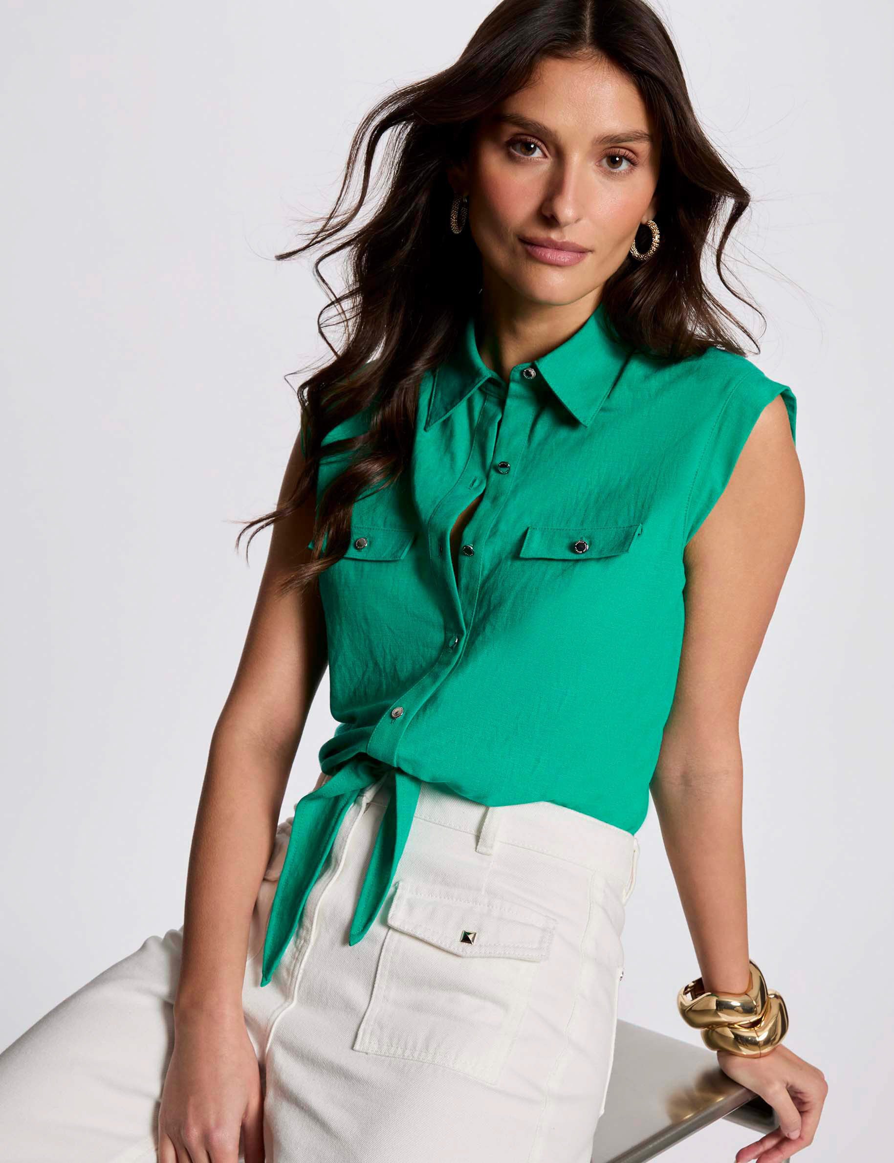 Blouse sans manches - Morgan - Modalova