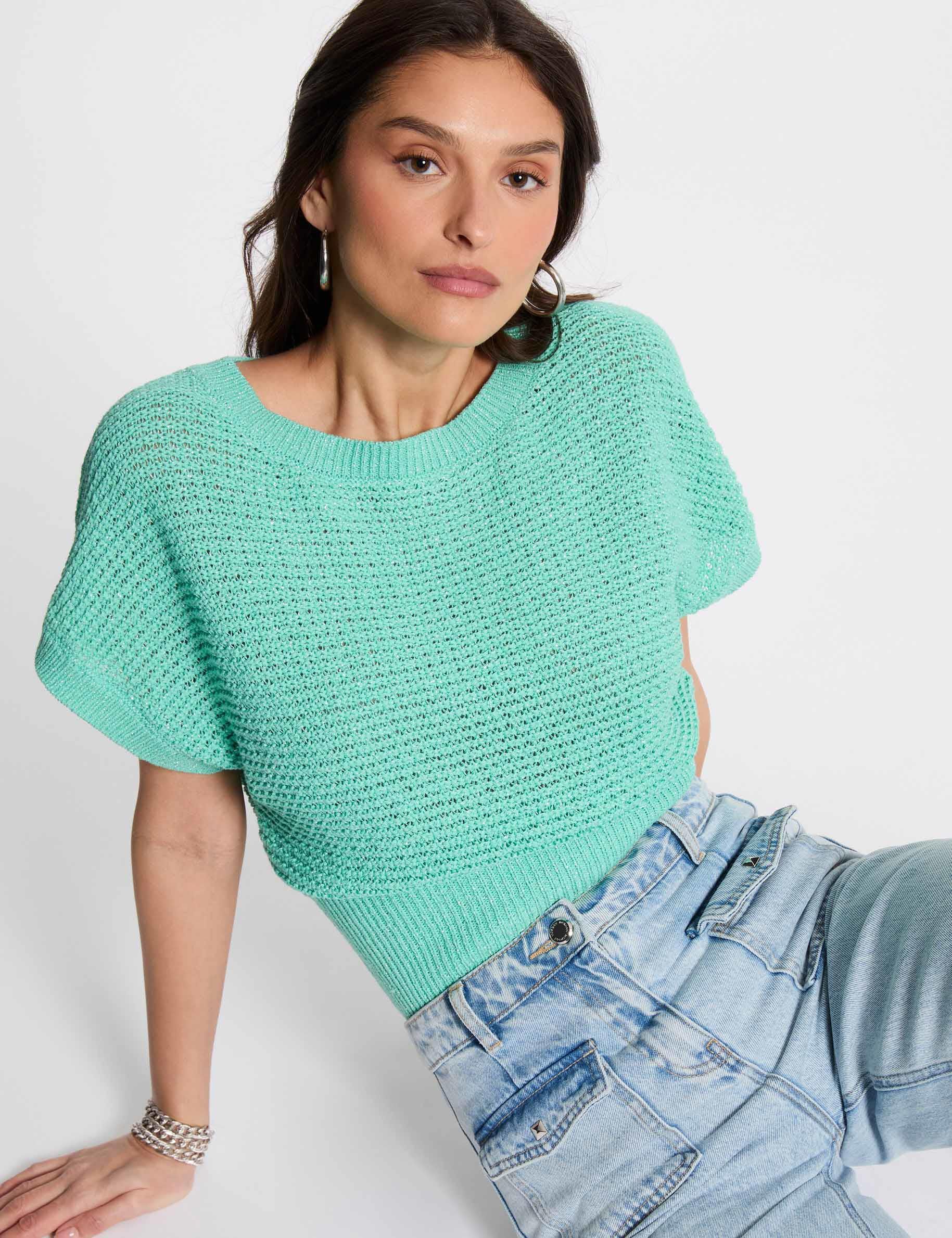 Pull manches courtes - Morgan - Modalova