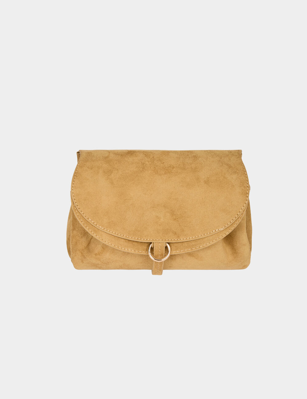 Sac souple su&eacute;dine beige femme