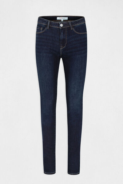 Jeans slim taille standard jean brut femme