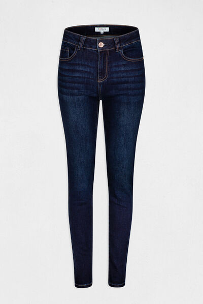 Jeans slim taille haute jean stone femme