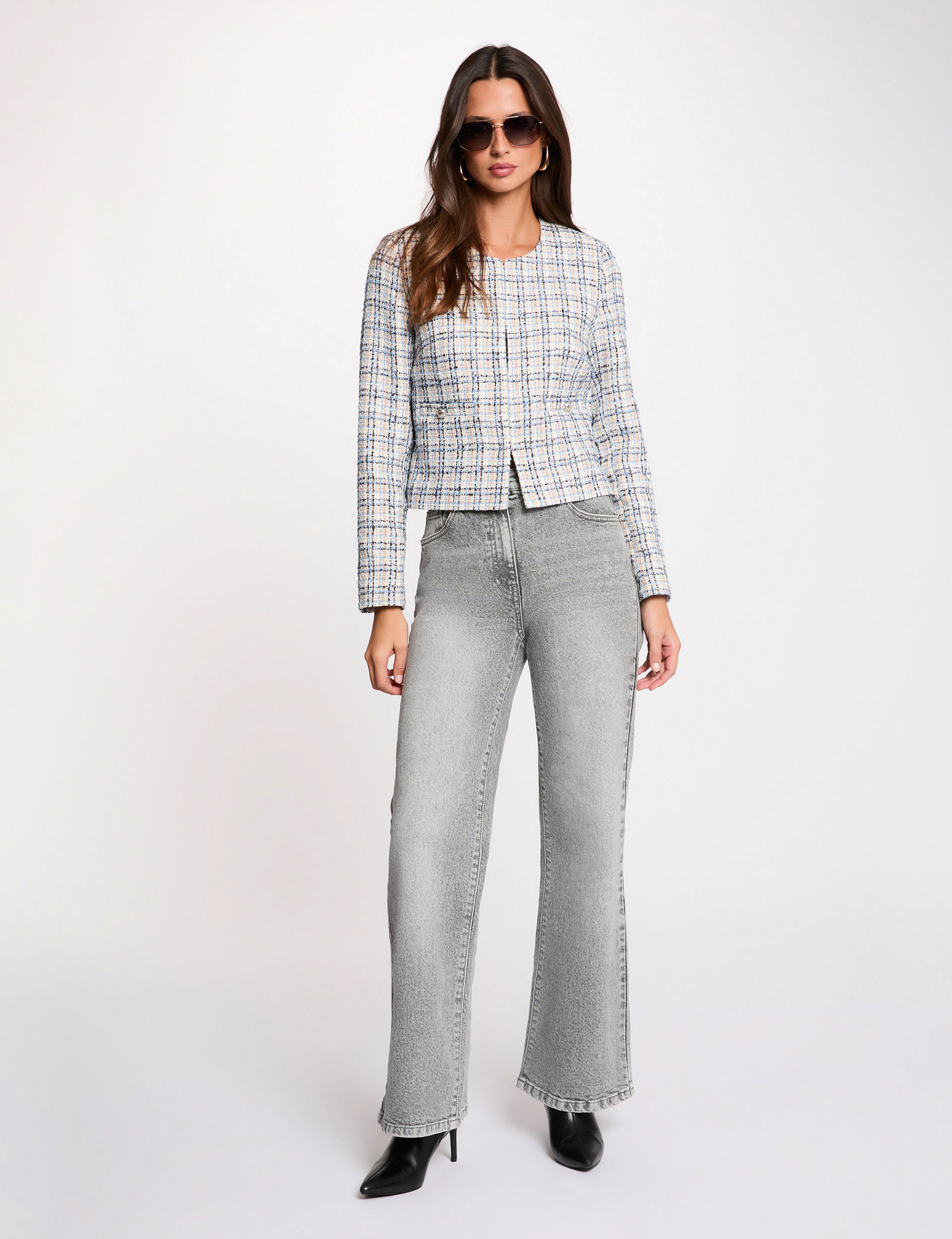 Veste tweed ajustée femme - vue 3