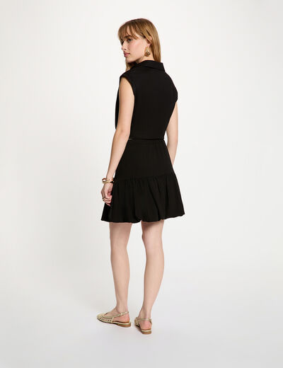 Blouse sans manches noir femme