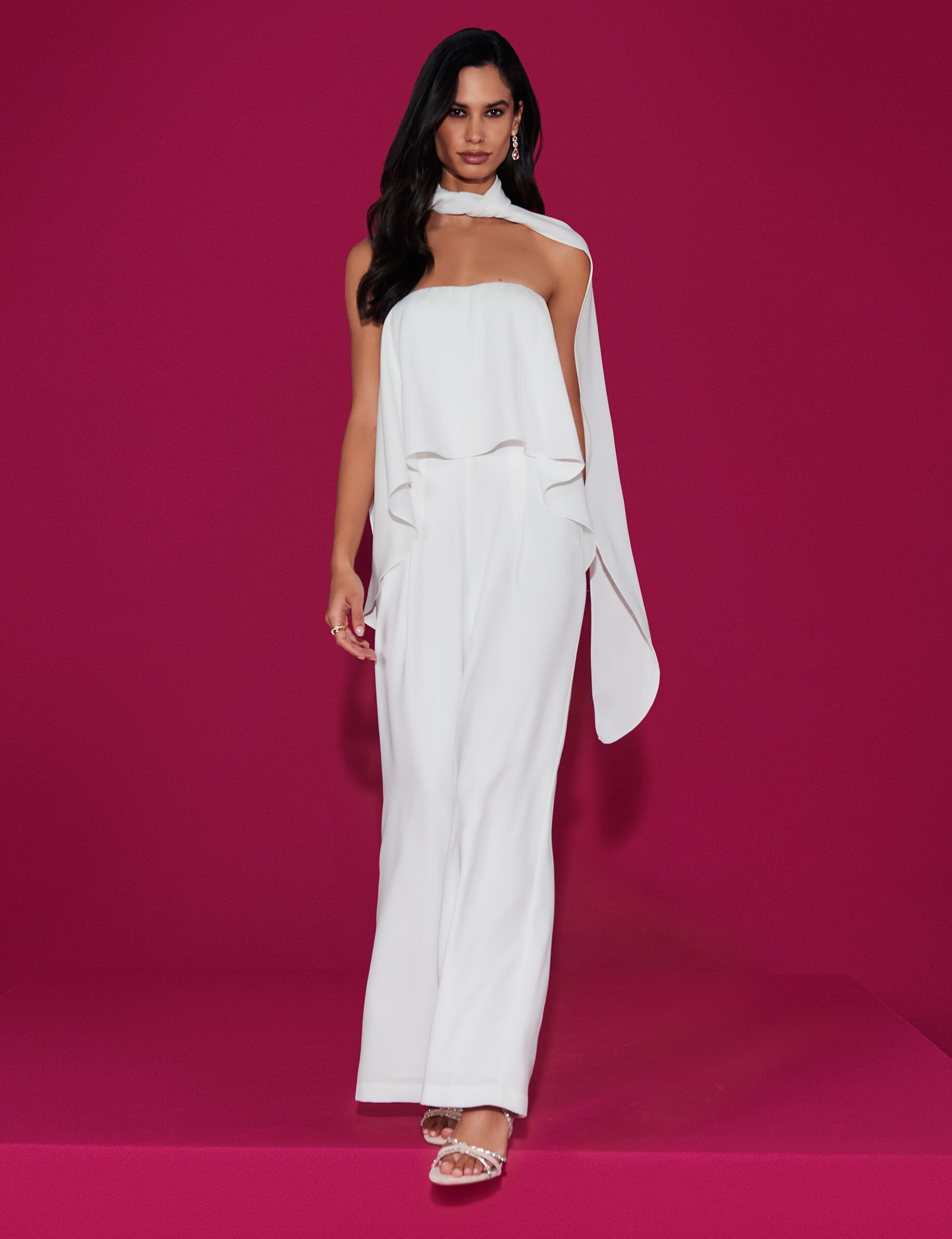 Combinaison bustier fluide femme