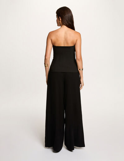 Bustier sans manches noir femme