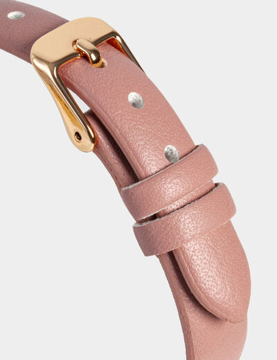 Montre rose femme
