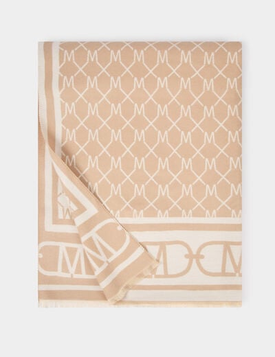 &Eacute;charpe monogramm&eacute;e multicolore femme