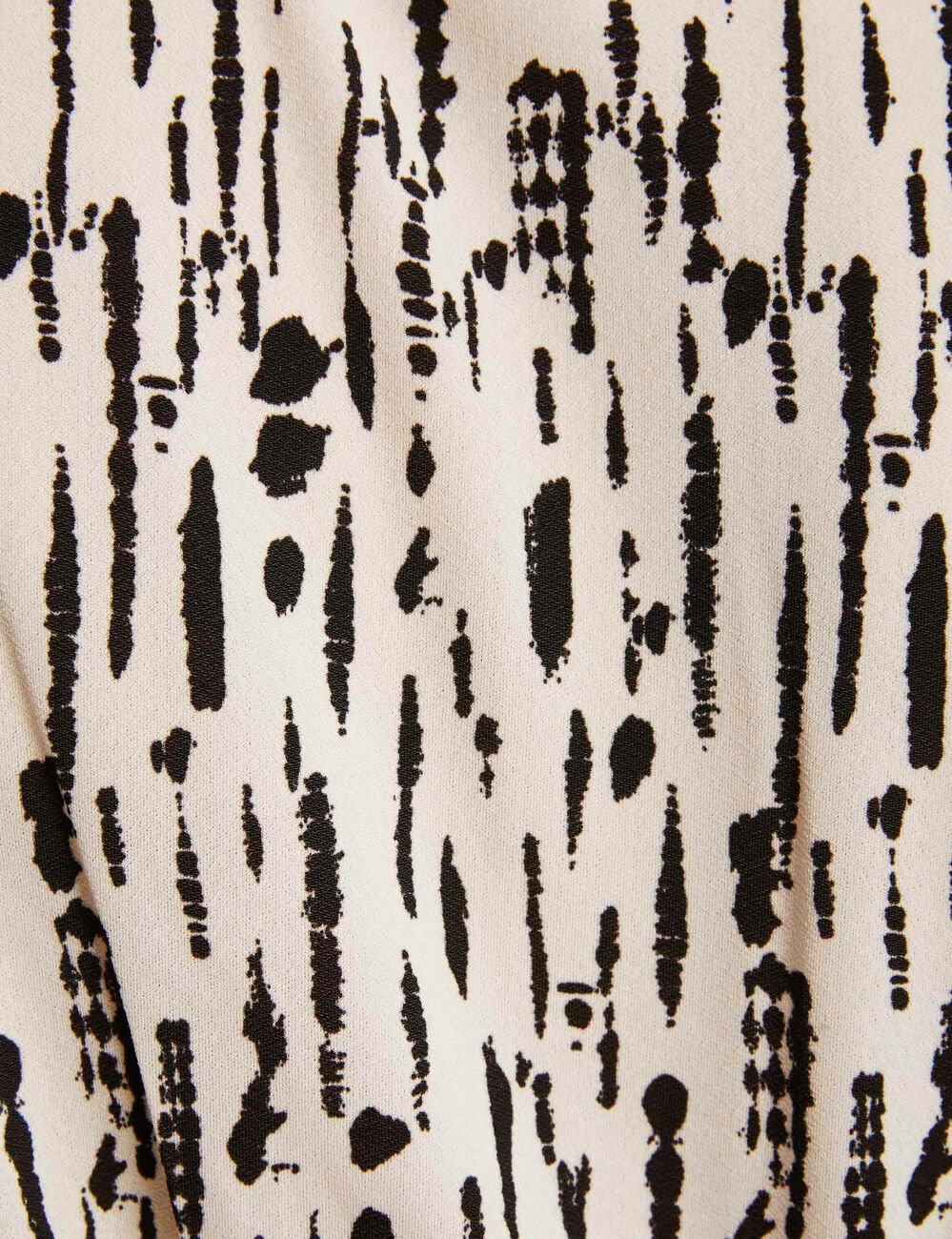 T-shirt manches longues imprimé abstrait multico femme