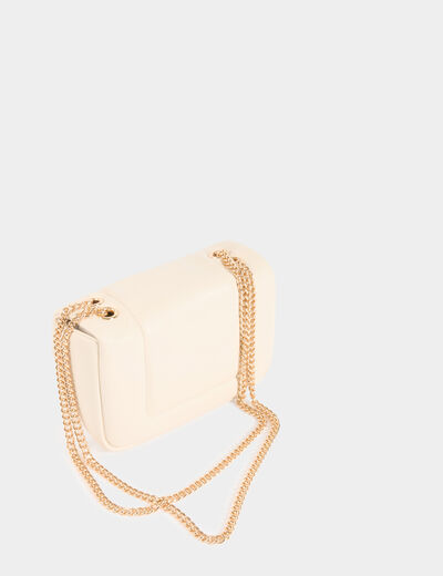 Sac pochette ivoire femme