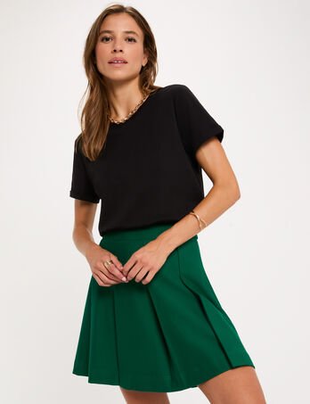 T-shirt manches courtes noir femme