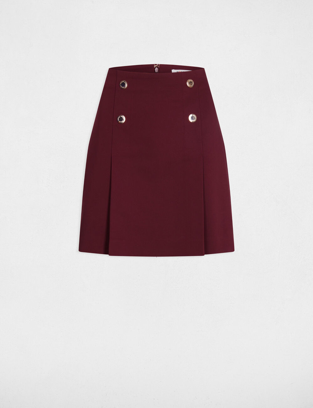 Jupe Dos Cascade Prune (Damson) - Lagelook - Taille 18R - Marque Marks And Spencer - Neuf