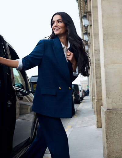 Veste De Tailleur Femme CZ Paris Occasion - Taille 42 Beige En Très Bon état