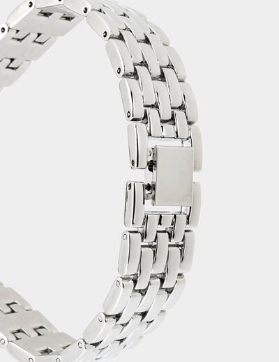 Montre couleur argent femme