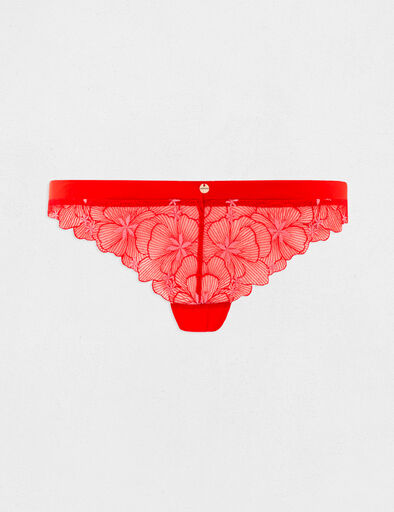 tanga en dentelle rouge femme Tanga en dentelle rouge femme