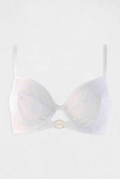 Soutien-gorge armatures blanc femme