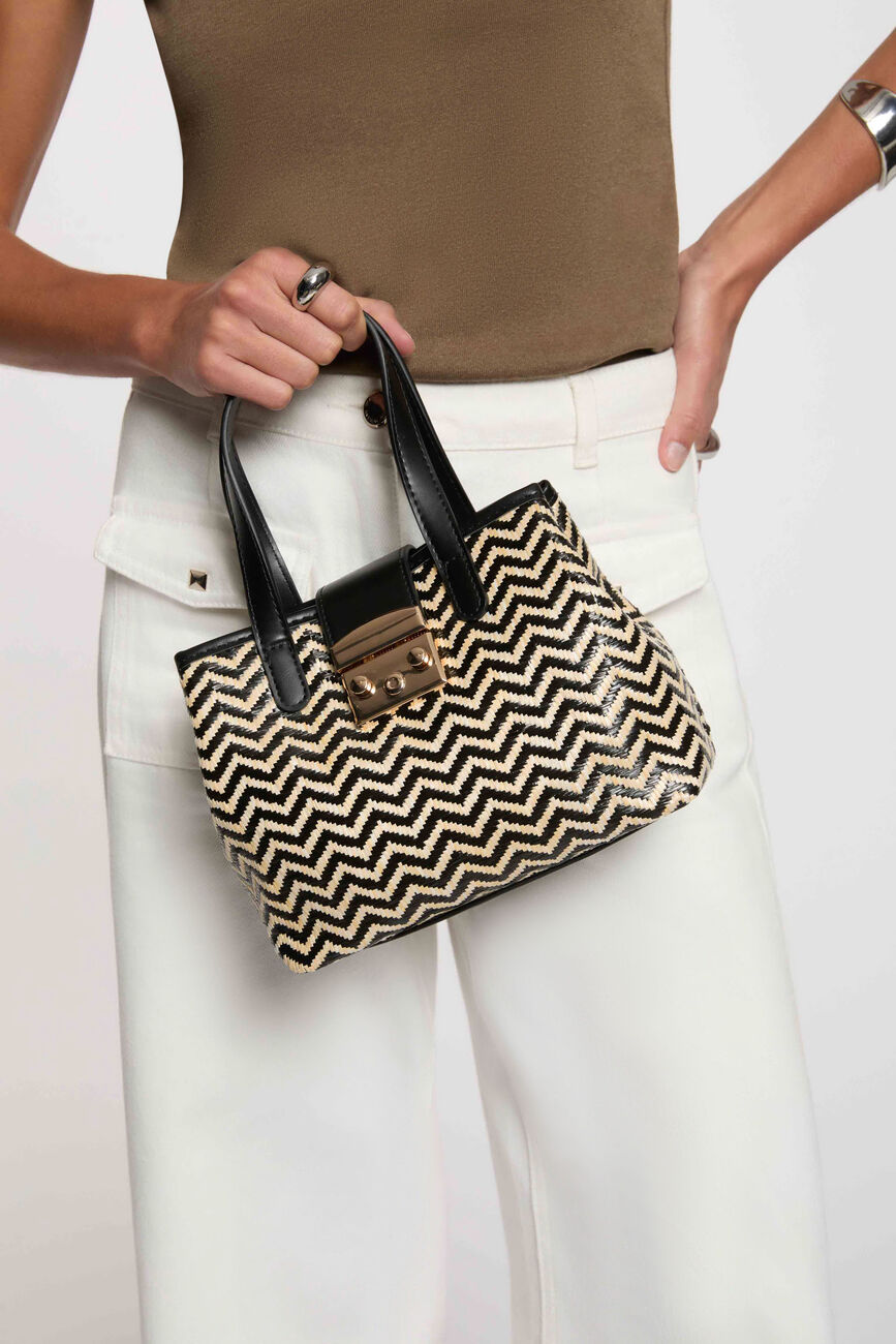 Sac cabas noir femme