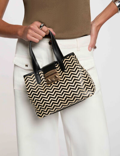 Sac cabas noir femme