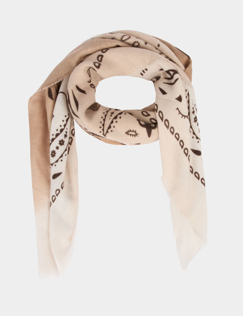 &Eacute;charpe fine beige femme