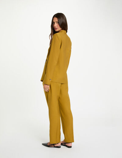 Veste manches longues vert kaki femme