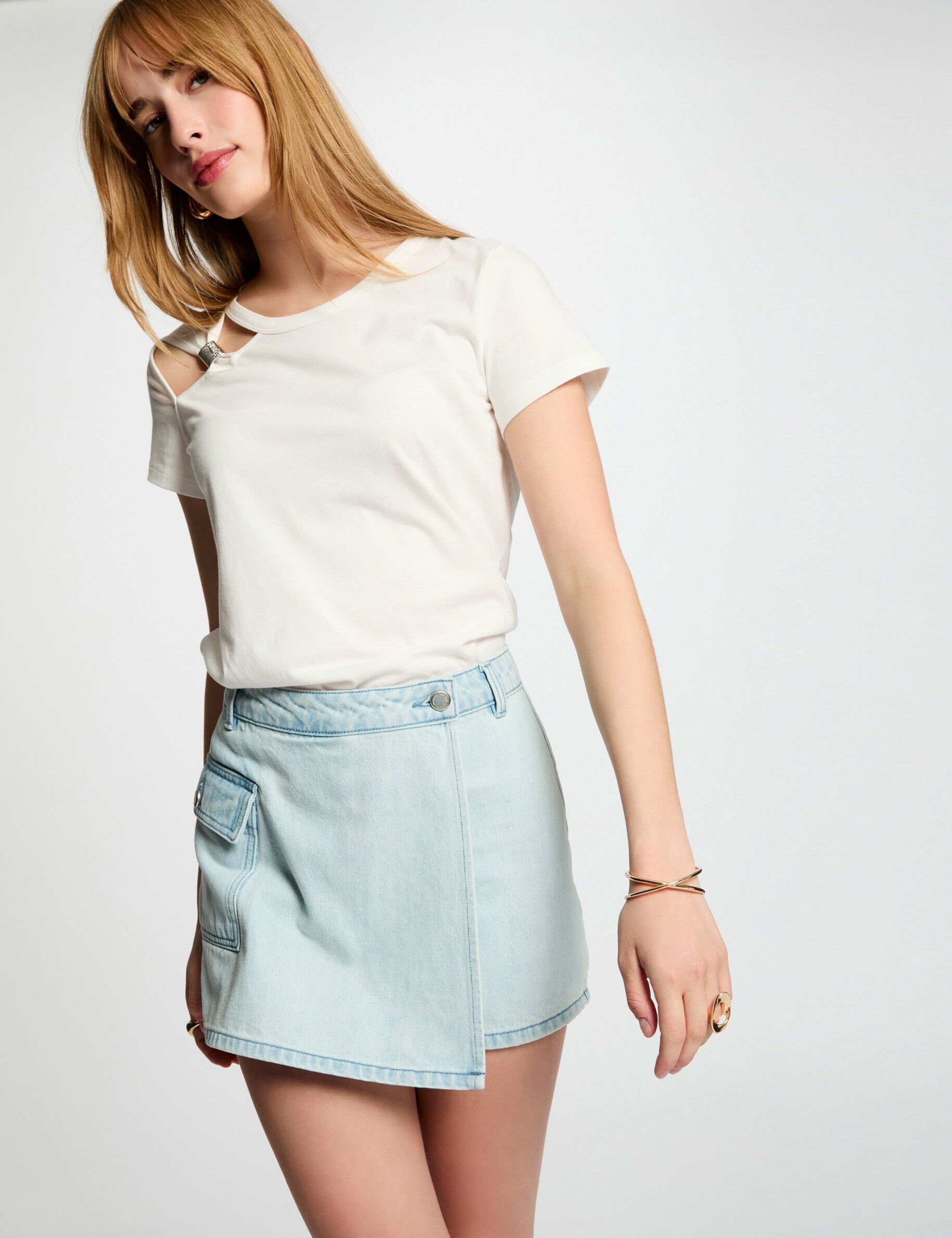 T shirt manches courtes femme