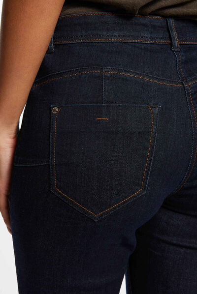 Jeans slim taille standard jean brut femme