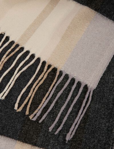 &Eacute;charpe &agrave; carreaux multicolore femme