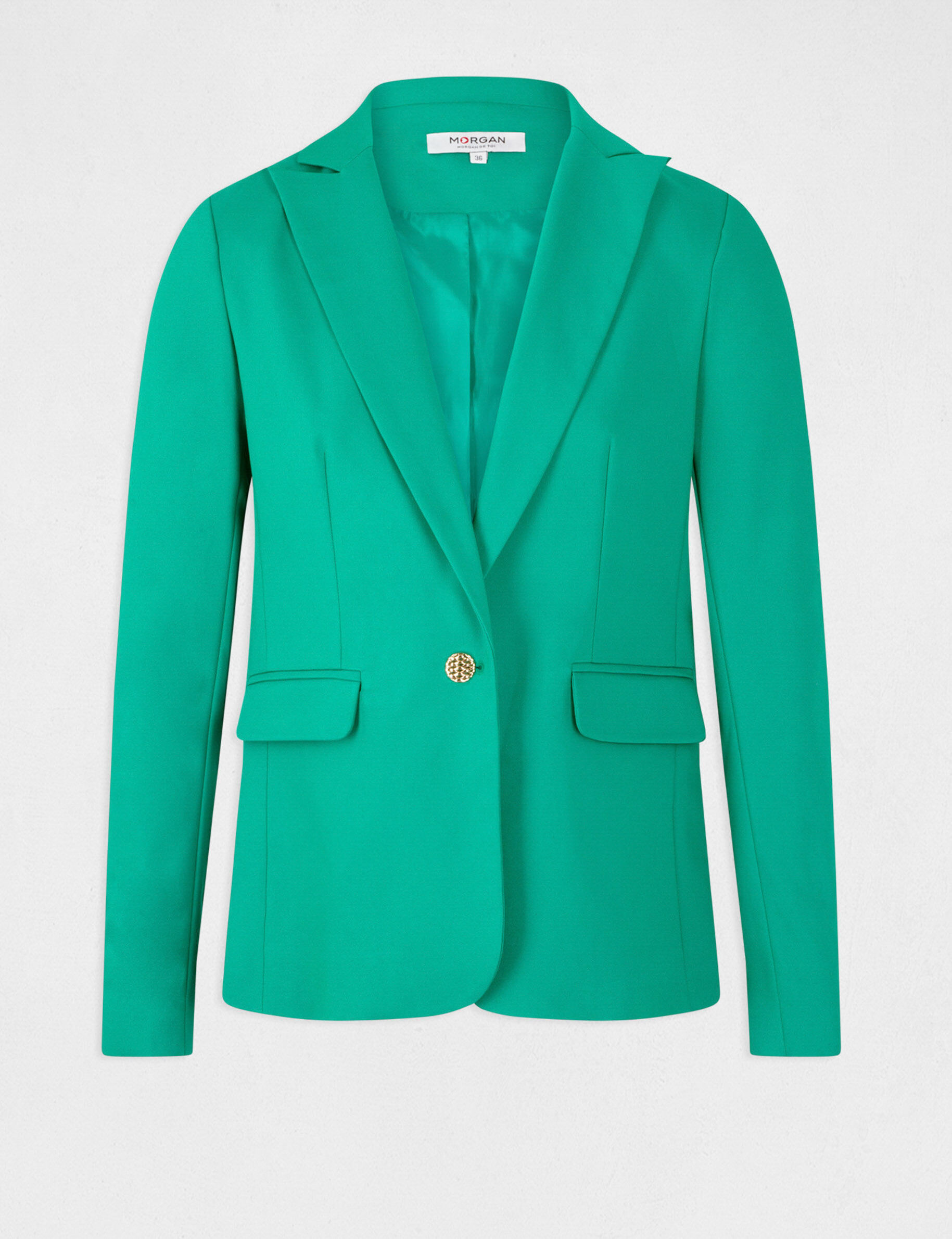 Morgan manteau vert best sale