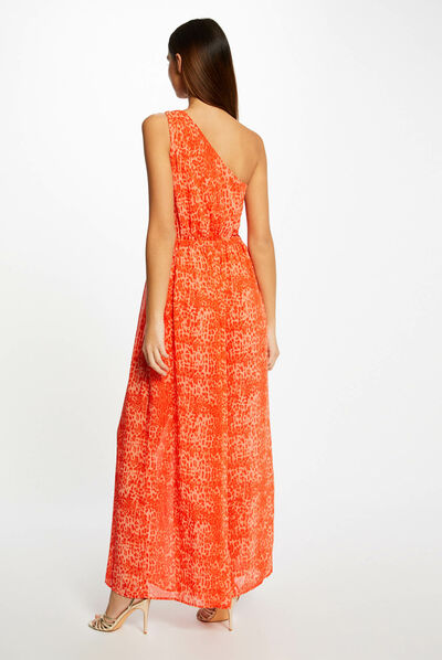 Combinaison large imprimé léopard caramel femme