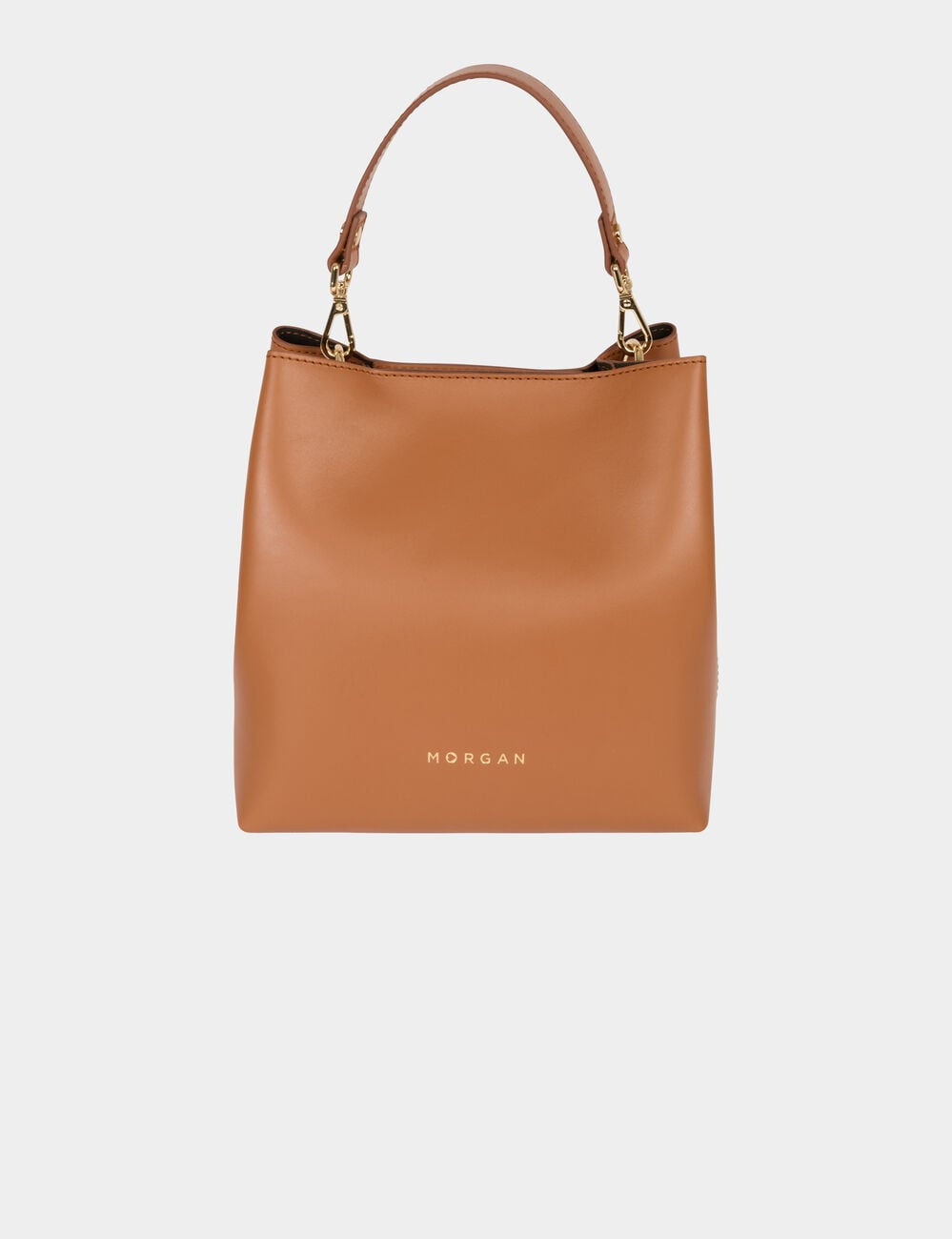Sac sceau similicuir camel femme