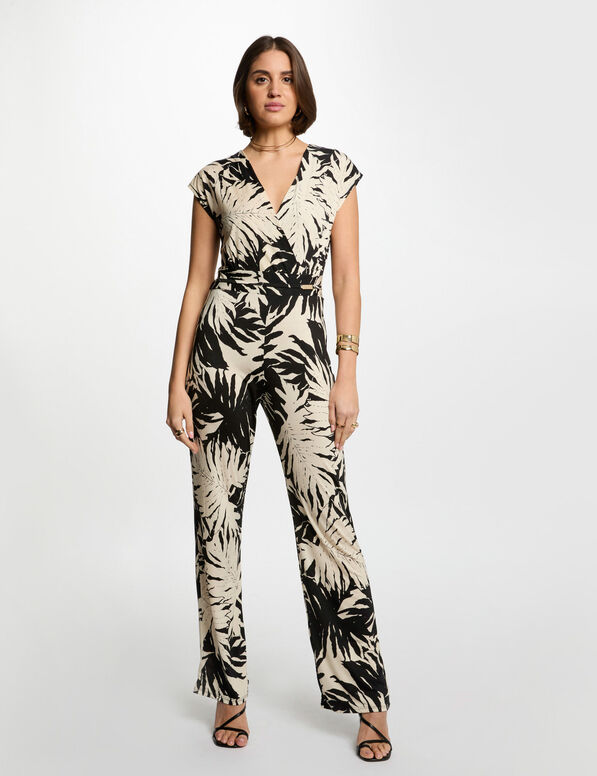 combinaison longue imprimee multicolore femme Combinaison longue imprimée multicolore femme