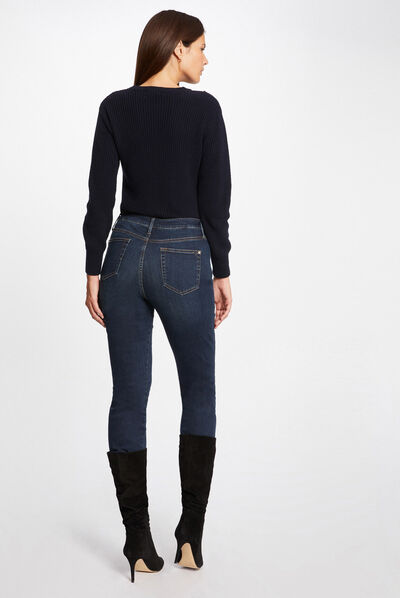 Jeans droit taille standard jean stone femme