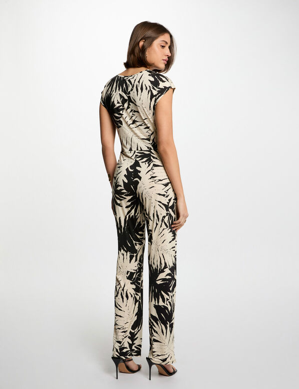 combinaison longue imprimee multicolore femme Combinaison longue imprimée multicolore femme
