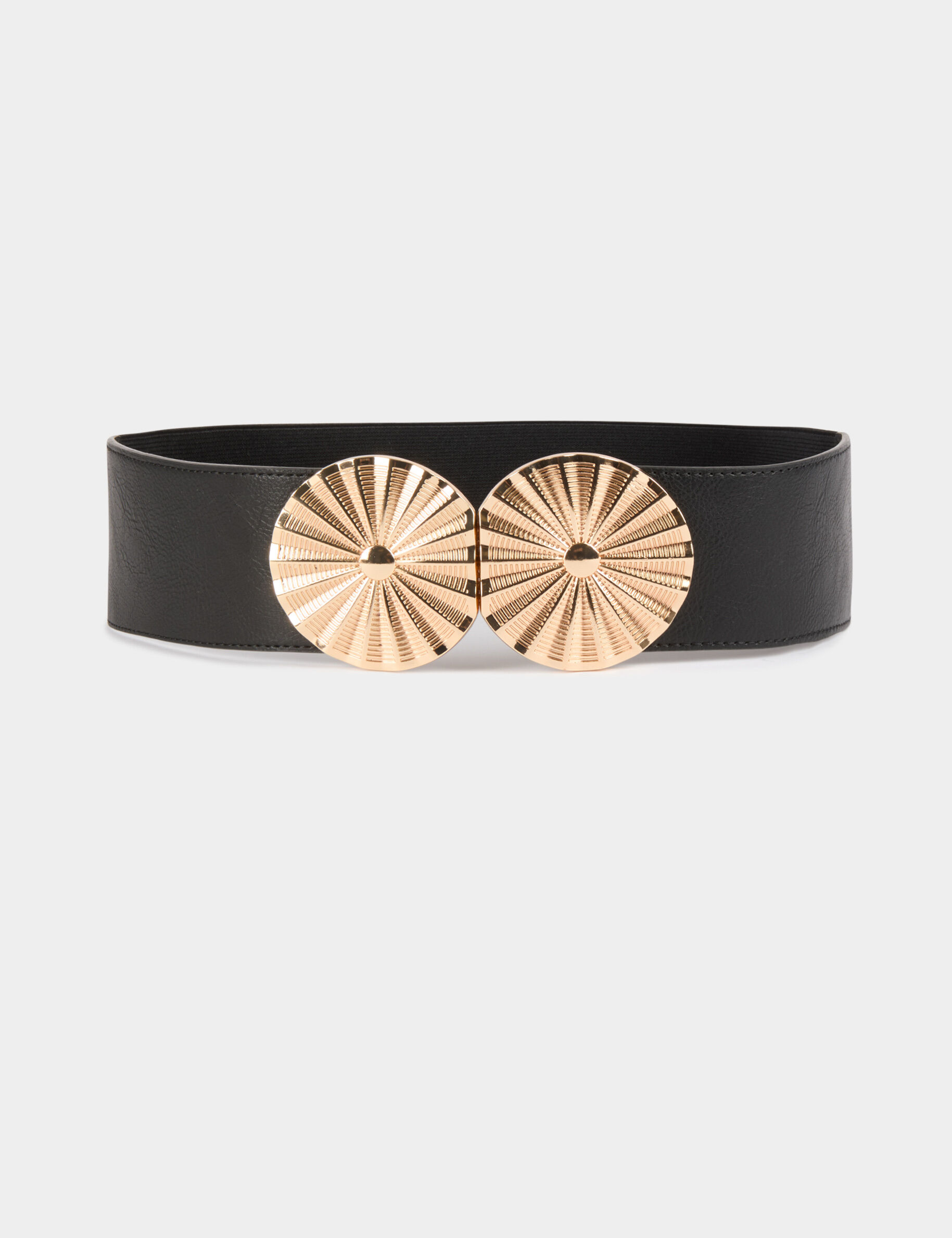 Ceinture élastiquée à boucles - Morgan - Modalova