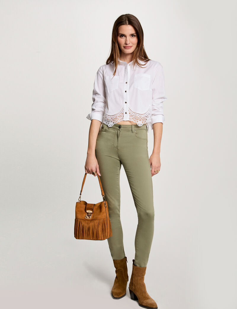 chemise manches longues blanc femme Chemise manches longues blanc femme