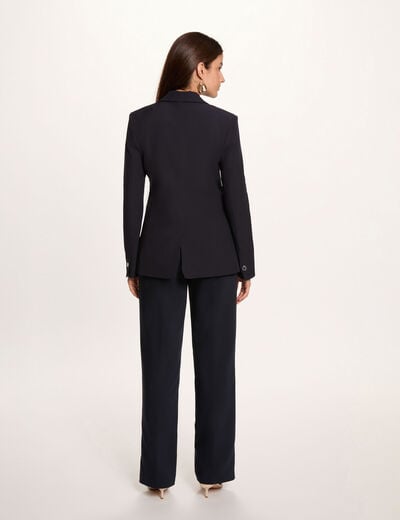 Veste blazer bleu marine femme