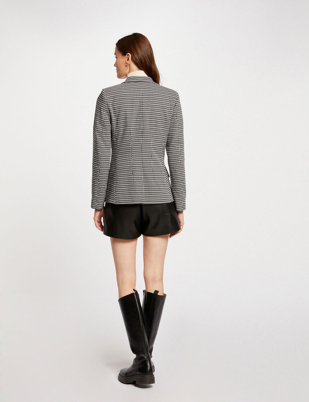 Blazer imprimé géométrique multico femme
