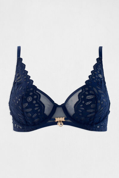 Soutien-gorge armatures marine femme